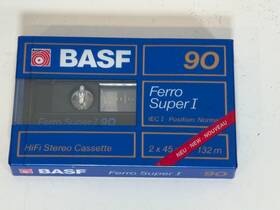 Basf 028357524192 Ferro Super I 90 Blank Audio Cassette Tapes Brand New Sealed