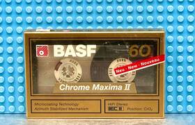 Basf 028357527162 Chrome Maxima Ii Vs. 60 Blank Cassette Tape 1 Sealed