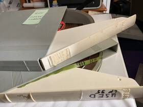 1-green Basf 1-lp35 Lot Of 2 With Cases Leader Missing #