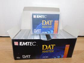 Basf Emtec 009993198950 10 Dat Master Sealed Pro 124 Min Blank Digital Audio Tapes 2/81