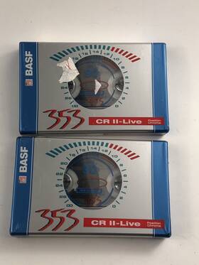 Live-chrome-90 Basf Livechrome90 2 353 Cr-ii Minutes-audio Cassette Tapes