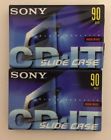 C-90cdt28 Sony Pack Of Audio Cassette Tapes Minutes High Bias New