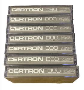 Certron 077431001470 Brand New/sealed Lot Of 7 D90 Cassette Dictation Audio Tapes Vintage