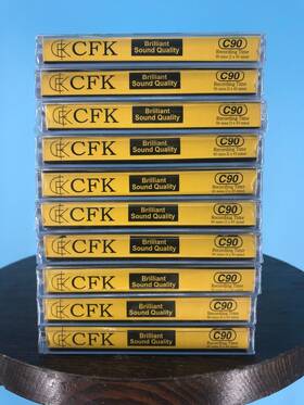 Hxc90 Cfk Hxc90/10 Type 1 60 Minute Standard Music Grade Audio Cassette 10 Pack