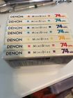 Cmd-74nmx Denon New Sealed Set Of Md Blank Minidisc Minutes Recordable