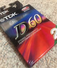 D-60l2 Tdk Pack High Output Audio Cassette Tape Factory Sealed