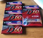 D-90-d60 Tdk Type Normal Bias Blank Audio Cassette Tapes