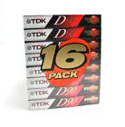 D-90sc10 Tdk Lot Of Minute Blank Sealed Cassette Tapes Type High