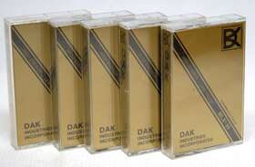 Ed93 Dak Mlx2 90 Min Cassette Tapes Normal Bias 5 Used