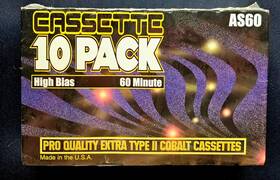 As60 Deltamedia High Bias Extra Type Ii Cobalt Casssette Pro Qualitytapes 60 Minute