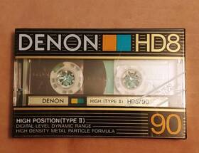 19851986 Denon Hd8/90 Type Ii Blank Cassette Brand New Sealed 1985/1986 High Quality