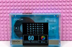 Denon 560119531070 Lapisia Blue 60 2001 Japan Type I Blank Cassette Tape 1 Sealed