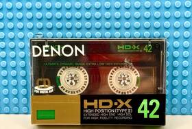 Denon 988001652328 Hd-x 42 1987 Japan Type Ii Blank Cassette Tape 1 Sealed
