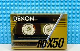Denon 988001652892 Rd-x 50 1987 Japan Type I Blank Cassette Tape 1 Sealed