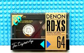 Denon 988001655787 Rd-xs 64 1988 Japan Type I Blank Cassette Tape 1 Sealed