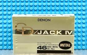Denon 988001659136 Cd Jack Metal 46 Type Iv Blank Cassette Tape 1 Sealed