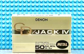 Denon 988001659143 Cd Jack Metal 50 Type Iv Blank Cassette Tape 1 Sealed