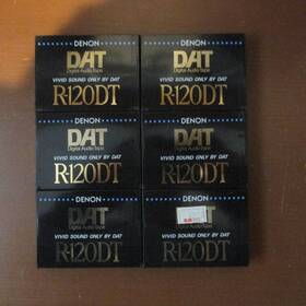 R-1200t Denon 988001659570 6 Units. Dat. Digital Audio Tape. R-1200t. New