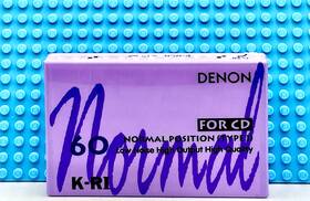 Denon 988001662471 K-ri 60 Purple Type I Blank Cassette Tape 1 Sealed
