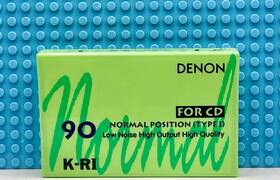 Denon 988001662495 K-ri 90 Green Type I 1993 Japan Blank Cassette Tape 1 Sealed
