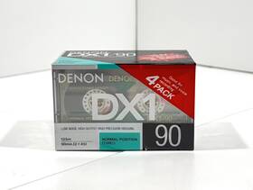 Dx1-90v4se Denon Dx1/90 Normal Position Type I 4-pack Blank 90 Minute Cassette Tapes