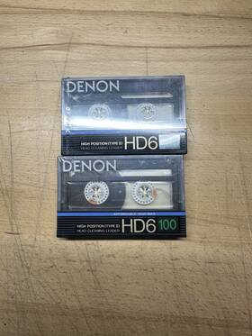 Ea258 Denon 2 New Fs Hd6 100 Type Ii Blank Cassette Tape Japan