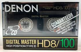 Hd8-100re Denon Rare Sealed Hd8/100 Digital Master Blank Audio Cassette 1990