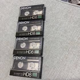 Hd8100mins Denon Lot Of 4 Audio Cassette Hd8/100mins Sealed Metal Particle High Bias