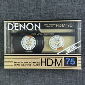Hdm75 Denon One 1 Hd-m 75 Metal Type Iv Audio Cassette Tape Japan Vtg Nos Sealed New
