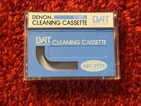K-10cl Denon Dat Cleaning Cassette Tape Used Once Made In Japan All Near Mint