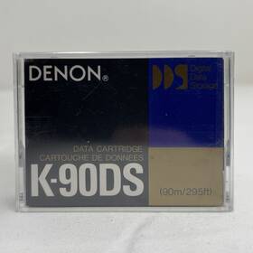 K-90ds Denon Dat Digital Audio Tape Cartridge 1 One New Sealed 90m 295ft