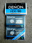 Denon New Sealed Set Of 2 Hd6 100 Cassette Tapes High Position Type Ii Japan 081757650236