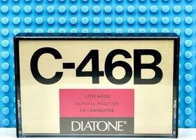 C-46b Diatone Type I Blank Cassette Tape 1 Used