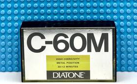 C-60m Diatone Type Iv Blank Cassette Tape 1 Used