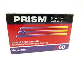 Dictation Cassette D60 By Prism Instant Start 60 Minutes New Factory Sealed