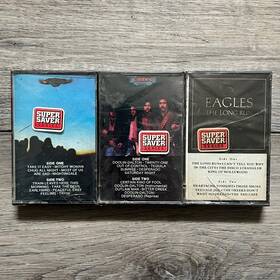 Cs-5068 Digalog Lot Of 3 Eagles Cassette Tapes The Long Run Desperado Asylum New Sealed