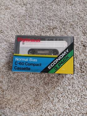 Diplomat 045043040095 Compact Cassette Tapes 3 Pack Unopened Normal Bias C-60