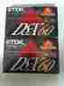 Ds-x60 Tdk Brand New Dual Audio Cassette Tapes High Speed Dubbing Ieci Typei