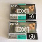 Dx1-60se Denon Blank Cassette Tapes Factory Sealed Japan Lot Of