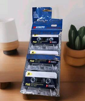Ps60 Dynatec Prestige Sound 3 Cassette Tapes Type 1 60 Minutes Sealed 180 Recording