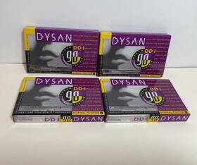 Dysan 013035100034 Dd1 Digital Normal Position Blank Cassette Sealed Lot Of 4 Cassettes 3g