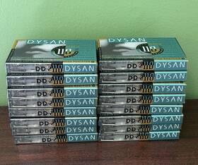 Dysan 013035200055 Lot Of 16 New Sealed 110 Dd2 Cassette Tapes Type Ii High Bias