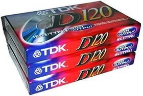 Electronics Corporation 705353748332 Audio Cassette Tapes 3 Pack Red 180 Minutes