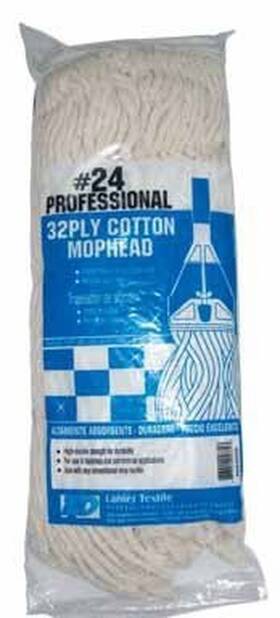 108-32ply Elite Mops And Brooms 108-32ply-#24 Lanier #24 Mop Head Cotton