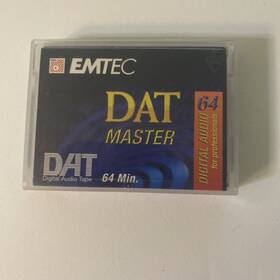 Emtec 009993179263 Tape Dat Master Digital Audio 64 Minute Cassette