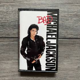 Et40600 Epic Michael Jackson Bad Cassette Tape 1987 Album
