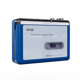 Ezcap215-231 Ezcap Bluetooth Cassette Player Walkman Tape With 3.5mm Jack Blue