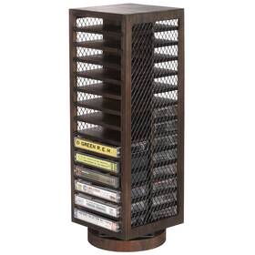227774-00013526 Farm In Cassette Tape Storage 4.9 X 5.3 14.8 Inches Burnt&mesh-rotatable
