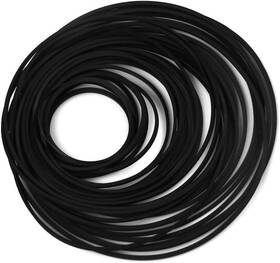 Fastrohy 645688829828 Black Cassette Tape Machine Belts 90pcs Assorted Pack For Repair Rebuild