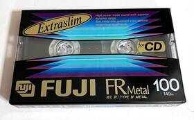 Fuji 074101500325 1 New Fr Metal 100 Type Iv Blank Audio Cassette Tape Japan Factory Sealed